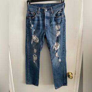 Levi’s 501 cropped jeans